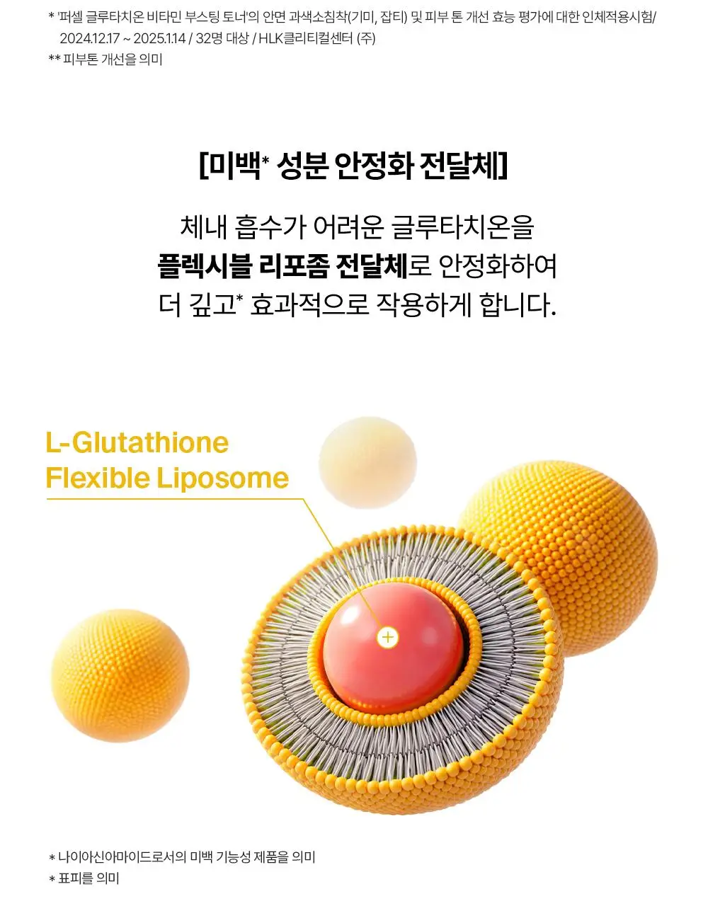 [NEW] 퍼셀 80억/mL 글루타치온 비타민 부스팅 토너 150ml 상세페이지 8